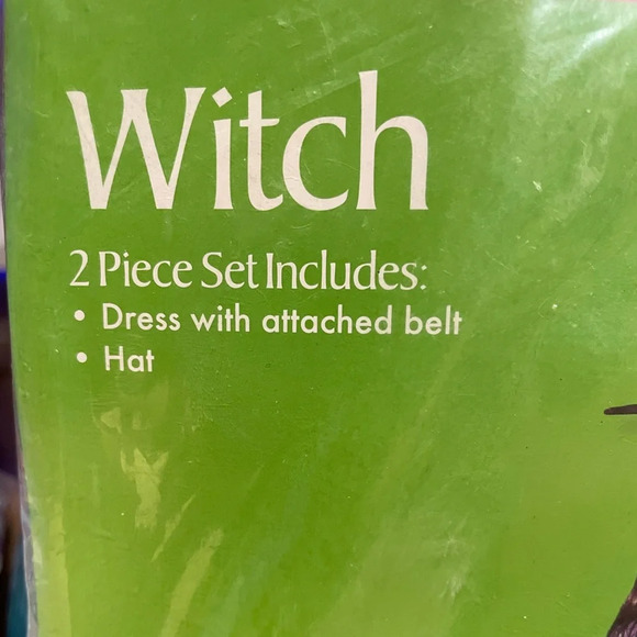 Halloween Witch 2-piece child’s Costume Size Medium (7-8) NWT - Picture 3 of 4